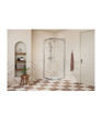 Rixon 900mm Corner Entry Door - Chrome