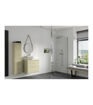 Coniston 800mm Wetroom Panel & Floor-to-Ceiling Pole - Chrome