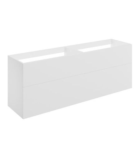 Stanwell 1180mm Wall Hung 4 Drawer Basin Unit (No Top) - Matt White