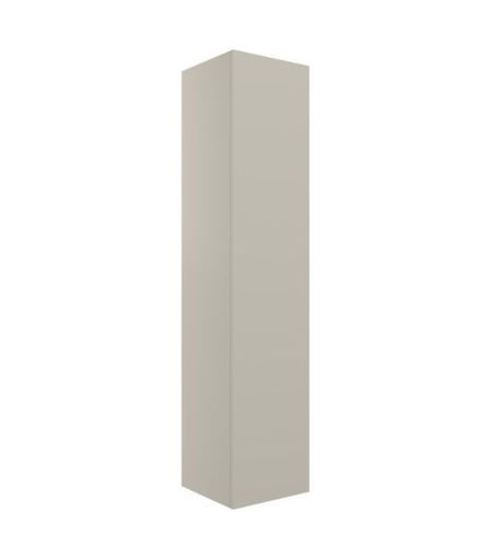 Stanwell 350mm Wall Hung 1 Door Tall Unit - Matt Latte