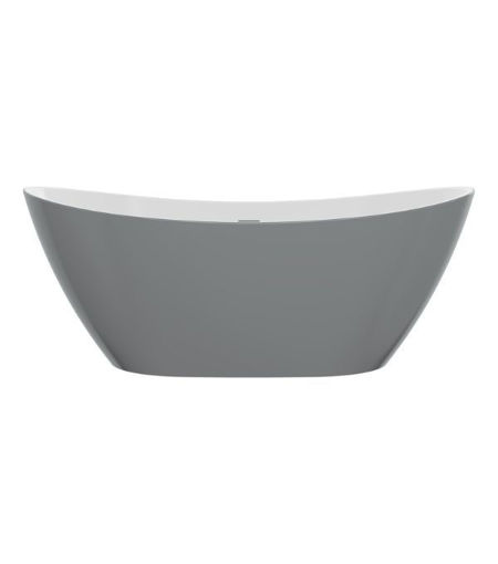 Campbell Freestanding 1700x780x690mm Bath - Grey