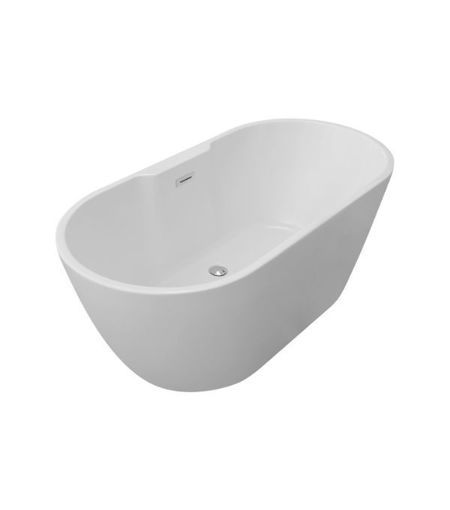 Charles Freestanding 1550x745x580mm 0TH Bath - White