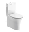Queensway Rimless Close Coupled Fully Shrouded WC & Soft Close Seat