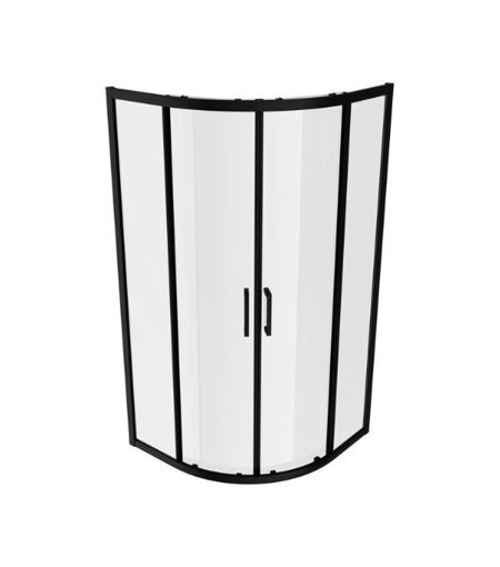 Rixon 800mm 2 Door Quadrant - Black