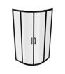 Rixon 900mm 2 Door Quadrant - Black