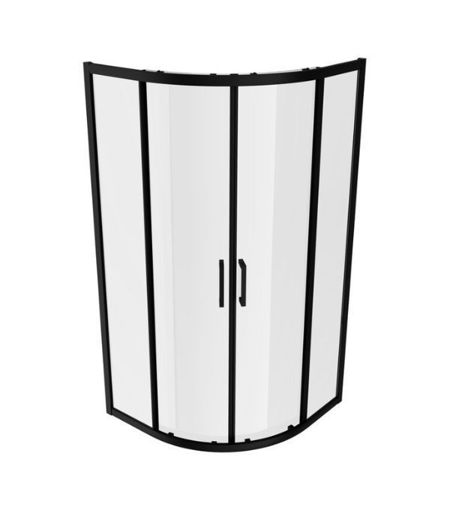 Rixon 900mm 2 Door Quadrant - Black