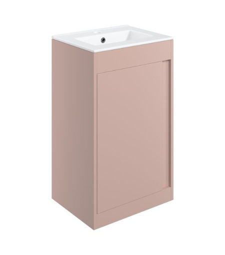Embankment 510mm Floor Standing Unit Inc. Basin - Matt Antique Rose