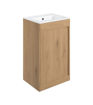 Embankment 510mm Floor Standing Unit Inc. Basin - Seville Oak