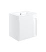 Embankment 510mm Wall Hung Unit Inc. Basin - White Gloss