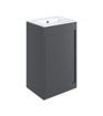 Embankment 510mm Floor Standing Unit Inc. Basin - Matt Graphite Grey