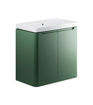 Laburnum 805mm 2 Door Floor Standing Basin Unit - Matt Sage Green