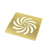 Ultra-Slim Tray Waste Cover - Brushed Brass