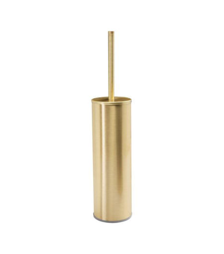 Roberts Wall Mounted Toilet Brush Holder - Brushed Brass