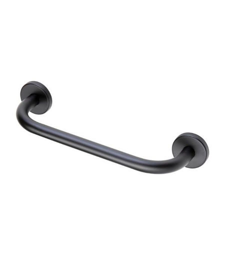 Straight 35cm Grab Rail - Matt Black