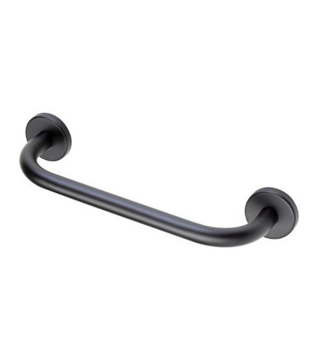 Straight 64cm Grab Rail - Matt Black