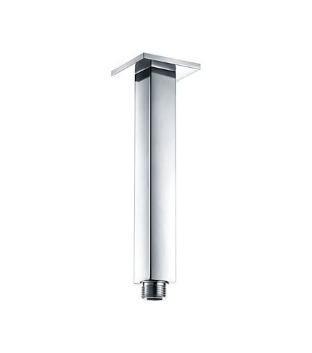 Square Ceiling Arm 180mm - Chrome