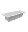 Vardon Square Single End 1500x700x550mm 0TH Bath w/Legs