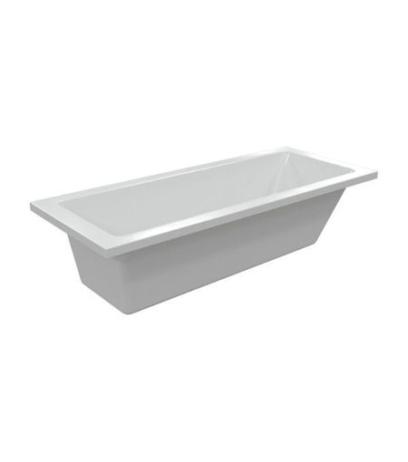 Vardon Square Single End 1500x700x550mm 0TH Bath w/Legs