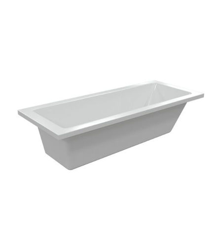 Vardon Square Single End 1600x700x550mm 0TH Bath w/Legs