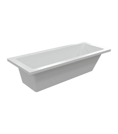 Vardon Square Single End 1700x700x550mm 0TH Bath w/Legs