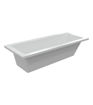 Vardon Square Single End 1800x800x550mm 0TH Bath w/Legs