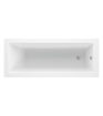Vardon Square Single End SUPERCAST 1700x700x550mm 0TH Bath w/Legs