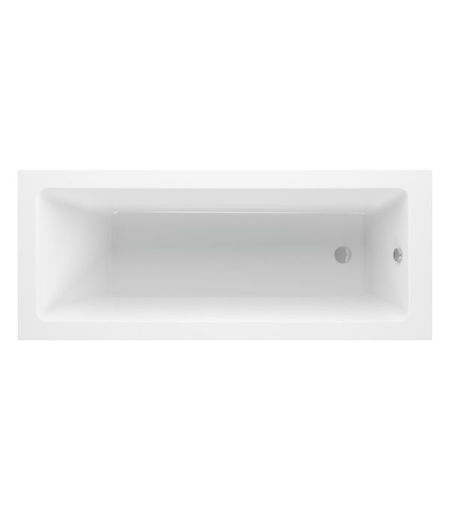Vardon Square Single End SUPERCAST 1700x700x550mm 0TH Bath w/Legs