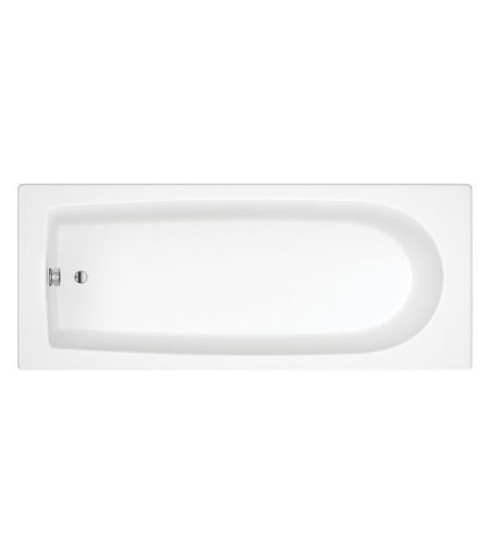 Mercury Round Single End 1700x750x550mm 0TH Bath w/Legs