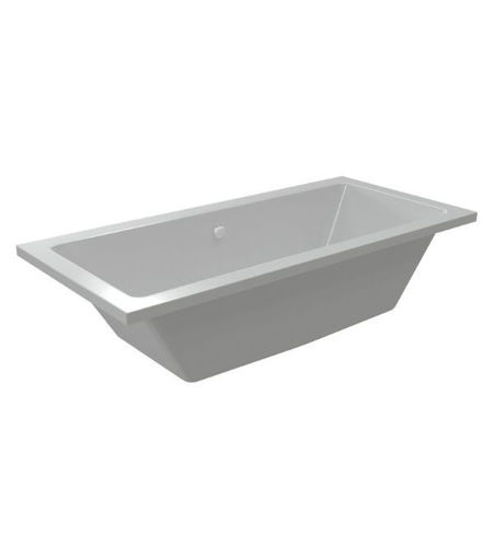 Vardon Square Double End 1700x750x550mm 0TH Bath w/Legs