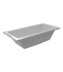 Vardon Square Double End 1700x800x550mm 0TH Bath w/Legs