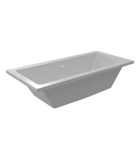 Vardon Square Double End 1800x800x550mm 0TH Bath w/Legs