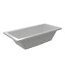 Vardon Square Double End SUPERCAST 1700x750x550mm 0TH Bath w/Legs