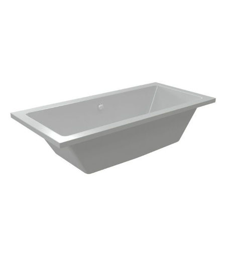 Vardon Square Double End SUPERCAST 1700x750x550mm 0TH Bath w/Legs