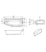 Keswick Space Saving 1700x740x560mm 0TH Bath w/Legs (RH)