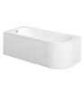 Saxby J Shape 1700x725x600mm 0TH Bath w/Legs (LH)