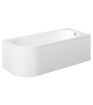Saxby J Shape 1700x725x600mm 0TH Bath w/Legs (RH)