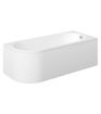 Saxby J Shape 1500x725x600mm 0TH Bath w/Legs (RH)