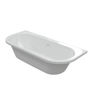 Waterside Back To Wall 1700x750x600mm 0TH Bath w/Legs