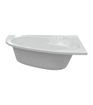 Milton 1500x950x600mm 0TH Offset Corner Bath w/Legs (RH)