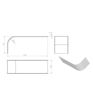 1700mm J Shape Bath Panel