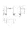 Marlborough Bath Filler - Chrome