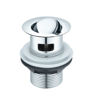 Slotted Flip Plug Basin Waste - Chrome