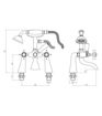 Osborn Bath/Shower Mixer - Chrome