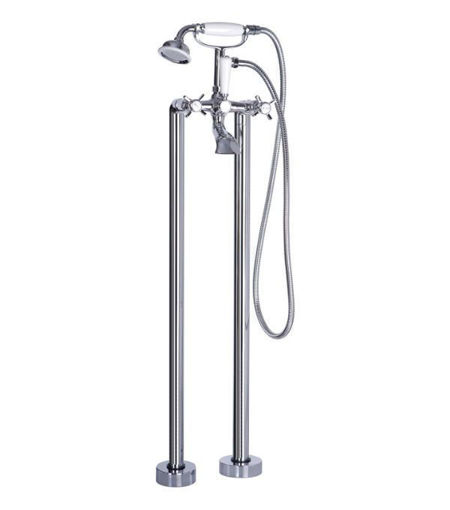 Osborn Floor Standing Bath/Shower Mixer - Chrome