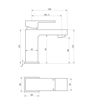 Yelvertoft Basin Mixer & Waste - Chrome