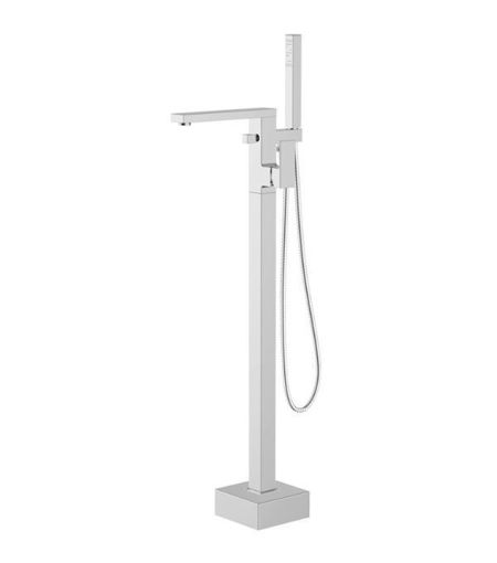 Yelvertoft Floor Standing Bath/Shower Mixer - Chrome