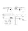 Yelvertoft Wall Mounted Shower Mixer & Shower Kit - Chrome