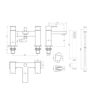 Yelvertoft Bath/Shower Mixer & Shower Kit - Chrome