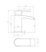 Evesham Basin Mixer - Chrome