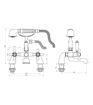 Salem Bath/Shower Mixer - Chrome